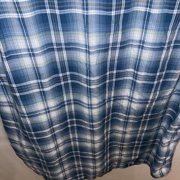 Red Head Casual Shirt Men’s Size XL Blue Striped Short Sleeve Button Up Cotton - Picture 12 of 12